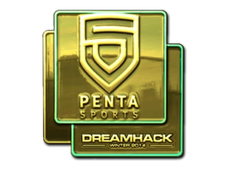 Sticker | PENTA Sports (Gold) | DreamHack 2014 image