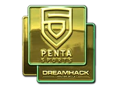 Sticker | PENTA Sports (Gold) | DreamHack 2014 image