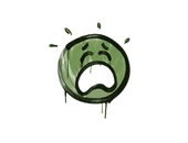 Sealed Graffiti | QQ (Battle Green) image