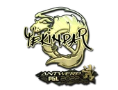 Sticker | YEKINDAR (Gold) | Antwerp 2022 image