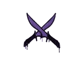 Sealed Graffiti | X-Knives (Monster Purple) image