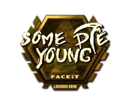 Sticker | sdy (Gold) | London 2018 image