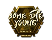 Sticker | sdy (Gold) | London 2018 image