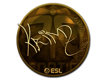 Sticker | KRIMZ (Gold) | Katowice 2019 image