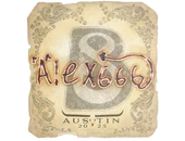Sticker | alex666 | Austin 2025 image
