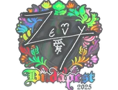 Sticker | zevy (Holo) | Budapest 2025 image