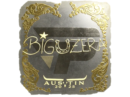 Sticker | biguzera (Gold) | Austin 2025 image