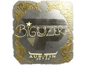 Sticker | biguzera (Gold) | Austin 2025 image