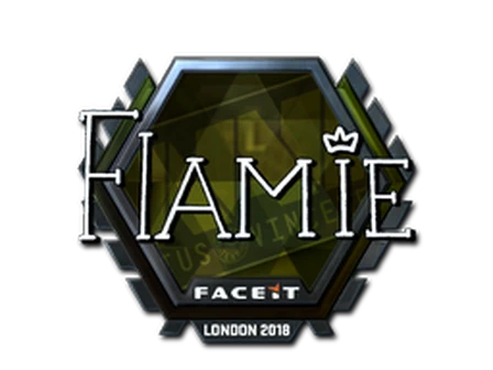 Sticker | flamie (Foil) | London 2018 image