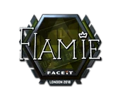 Sticker | flamie (Foil) | London 2018 image