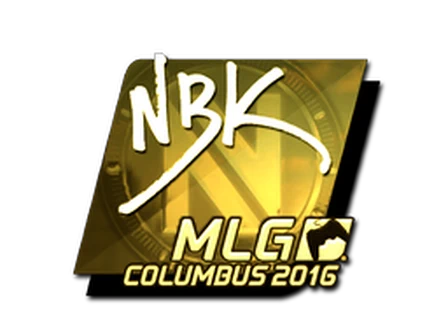 Sticker | NBK- (Gold) | MLG Columbus 2016 image