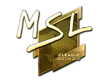 Sticker | MSL (Gold) | Boston 2018 image