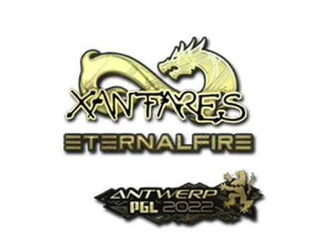 Sticker | XANTARES (Gold) | Antwerp 2022 image