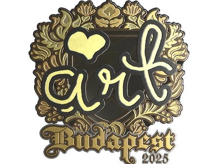 Sticker | arT (Gold) | Budapest 2025 image