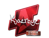 Sticker | Kjaerbye (Foil) | Atlanta 2017 image