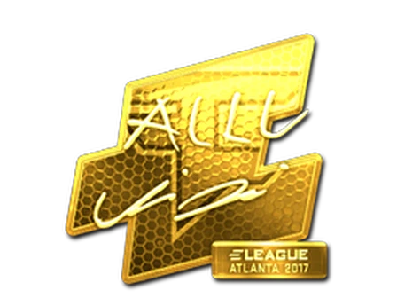 Sticker | allu (Gold) | Atlanta 2017 image
