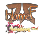 Sticker | blameF (Glitter) | Shanghai 2024 image