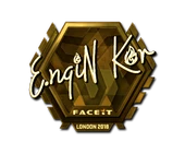 Sticker | ngiN (Gold) | London 2018 image