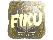 Sticker | F1KU (Gold) | Austin 2025 image
