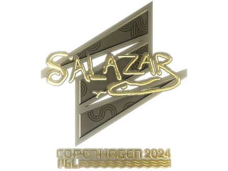 Sticker | salazar (Gold) | Copenhagen 2024 image