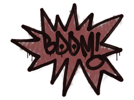 Sealed Graffiti | BOOM (Brick Red) image