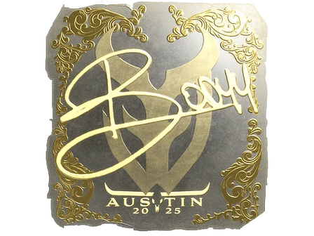 Sticker | bodyy (Gold) | Austin 2025 image