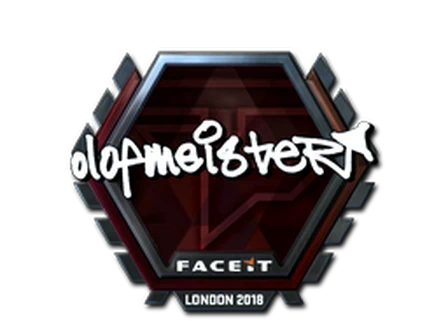 Sticker | olofmeister (Foil) | London 2018 image