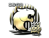 Sticker | FURIA (Gold) | 2020 RMR image