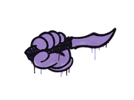 Sealed Graffiti | Backstab (Violent Violet) image