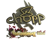 Sticker | chopper (Gold) | Shanghai 2024 image