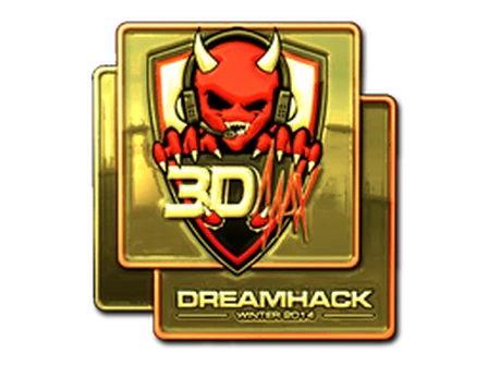 Sticker | 3DMAX (Gold) | DreamHack 2014 image