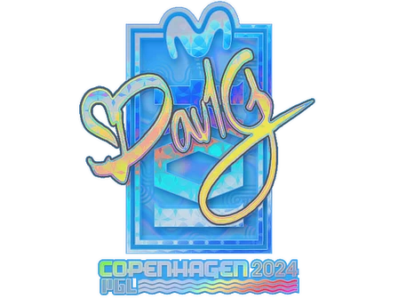 Sticker | dav1g (Holo) | Copenhagen 2024 image