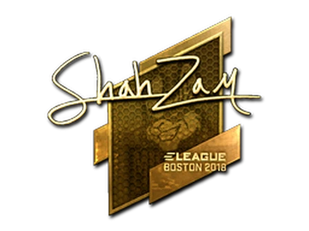 Sticker | ShahZaM (Gold) | Boston 2018 image