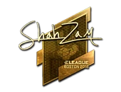 Sticker | ShahZaM (Gold) | Boston 2018 image
