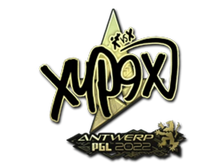 Sticker | Xyp9x (Gold) | Antwerp 2022 image