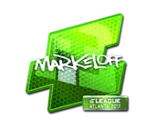 Sticker | markeloff (Foil) | Atlanta 2017 image