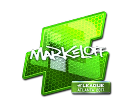 Sticker | markeloff (Foil) | Atlanta 2017 image