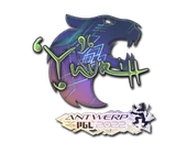 Sticker | yuurih (Holo) | Antwerp 2022 image