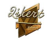 Sticker | qikert (Gold) | Boston 2018 image