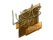 Sticker | LUCAS1 (Gold) | Boston 2018 image