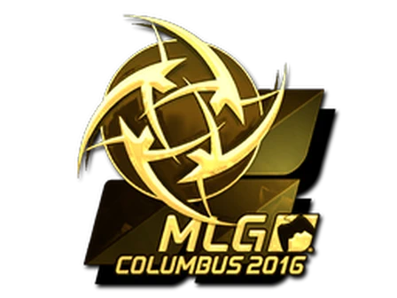 Sticker | Ninjas in Pyjamas (Gold) | MLG Columbus 2016 image