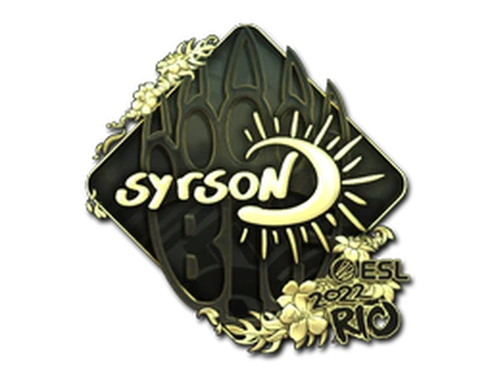 Sticker | syrsoN (Gold) | Rio 2022 image