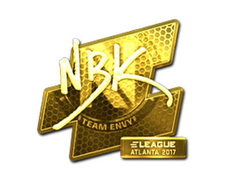 Sticker | NBK- (Gold) | Atlanta 2017 image