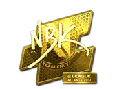 Sticker | NBK- (Gold) | Atlanta 2017 image