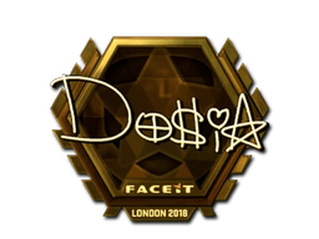 Sticker | Dosia (Gold) | London 2018 image