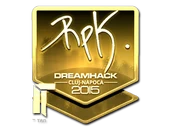 Sticker | RpK (Gold) | Cluj-Napoca 2015 image
