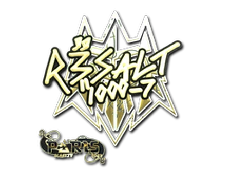 Sticker | r3salt (Gold) | Paris 2023 image