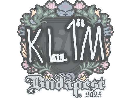 Sticker | kl1m | Budapest 2025 image