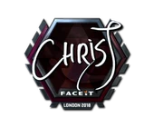 Sticker | chrisJ (Foil) | London 2018 image