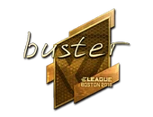 Sticker | buster (Gold) | Boston 2018 image